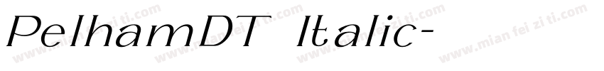 PelhamDT Italic字体转换